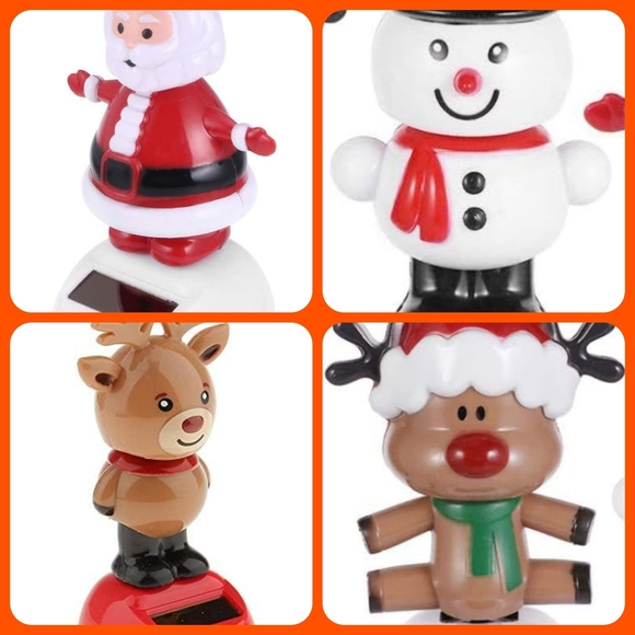 8-Assorted Solar-Powered Dancing Figurines-Halloween, Thanksgiving & Christmas - Picture 8 of 17